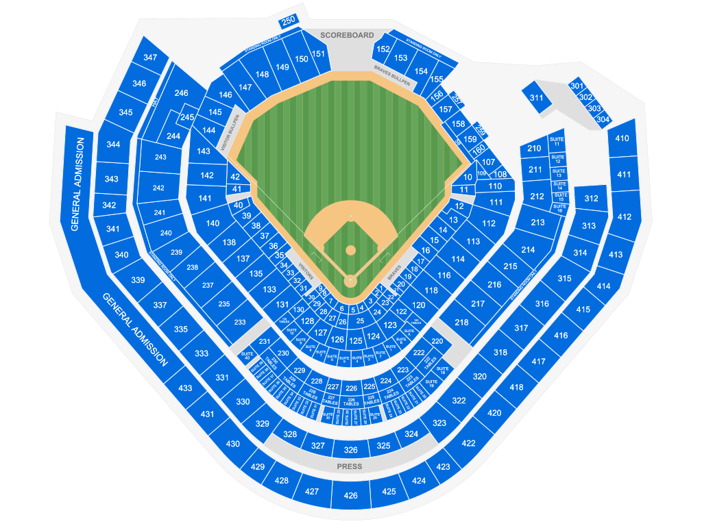 Chicago Cubs at Atlanta Braves Suites and Premium Seats