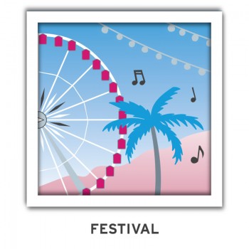 aerial music festival emoji