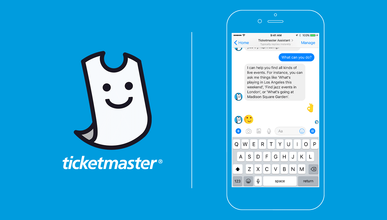 Ticketmaster Assistant for Facebook Messenger is here!