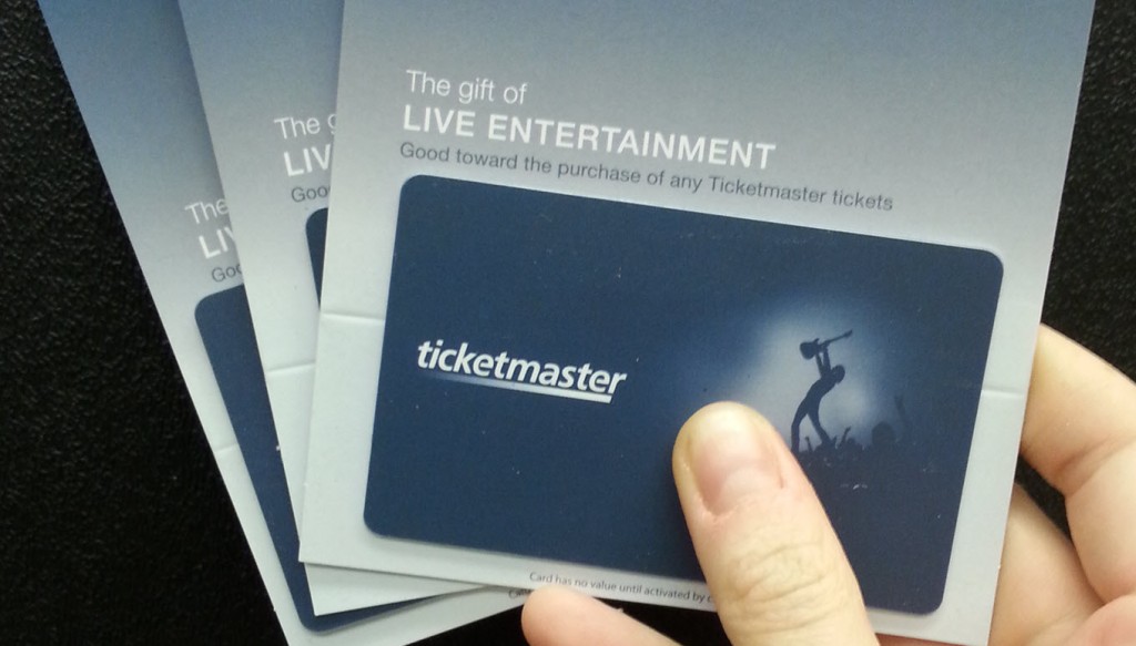 Ticketmaster shop gift card