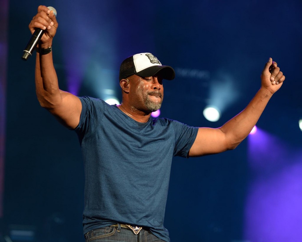 Country music artist Darius Rucker's second collection of NFL