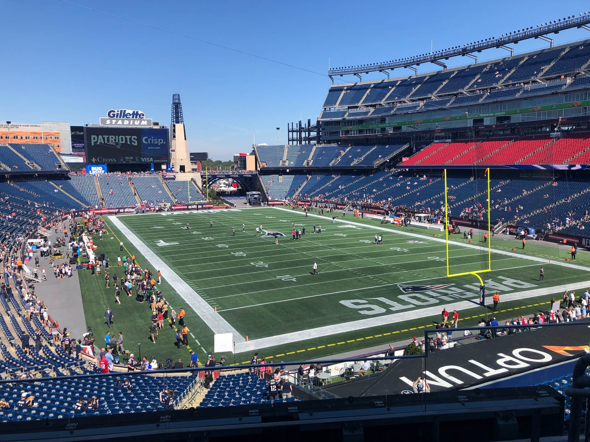 Step Inside Gillette Stadium Home of the New England Patriots