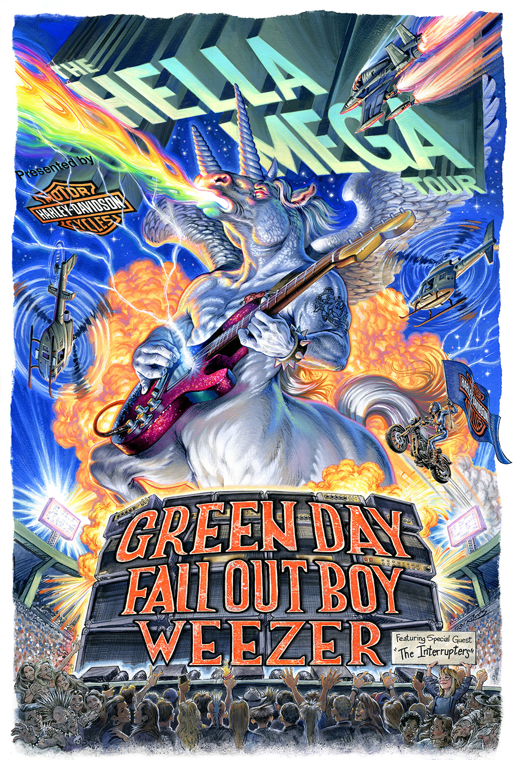 Hella Mega Tour: Green Day, Fall Out Boy, and Weezer Rock Wrigley - On Tap  Sports Net