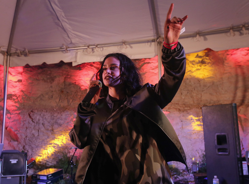 Kehlani performs onstage at the Jansport music showcase during the 2016 SXSW Music, Film + Interactive Festival at Cheer Up Charlie's on March 16, 2016 in Austin, Texas. (Photo by Diego Donamaria/Getty Images for SXSW)