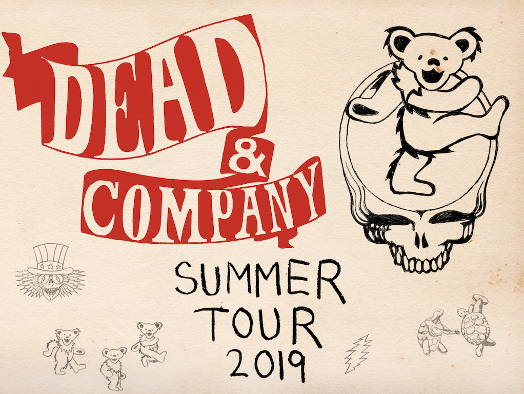 Dead company. Dead Company logo. Friday, June 28.
