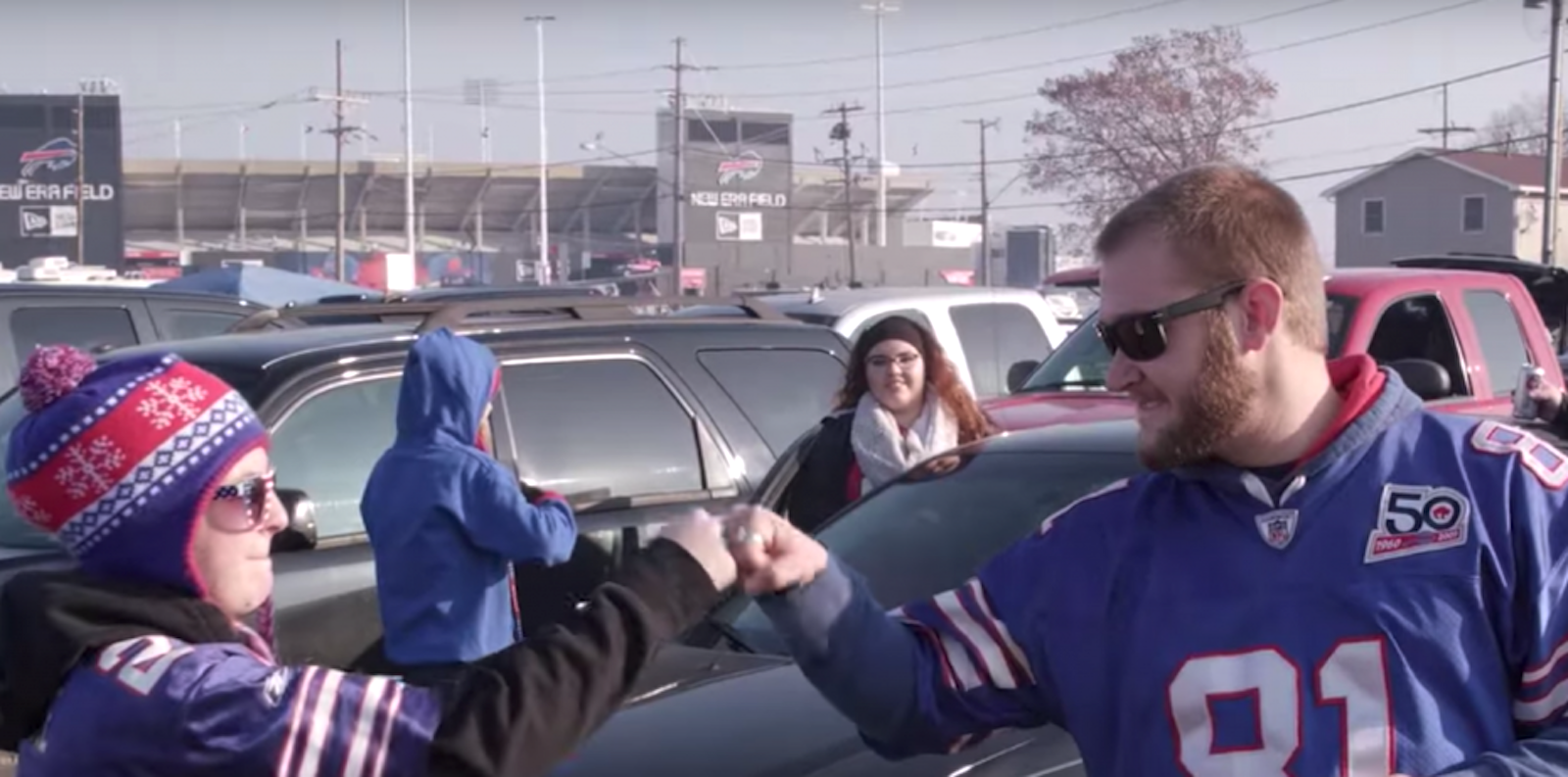 Cincinnati Bengals fans tailgate before Miami Dolphins game, Oct. 7