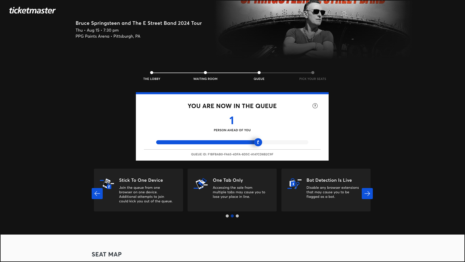 ticketmaster smart queue
