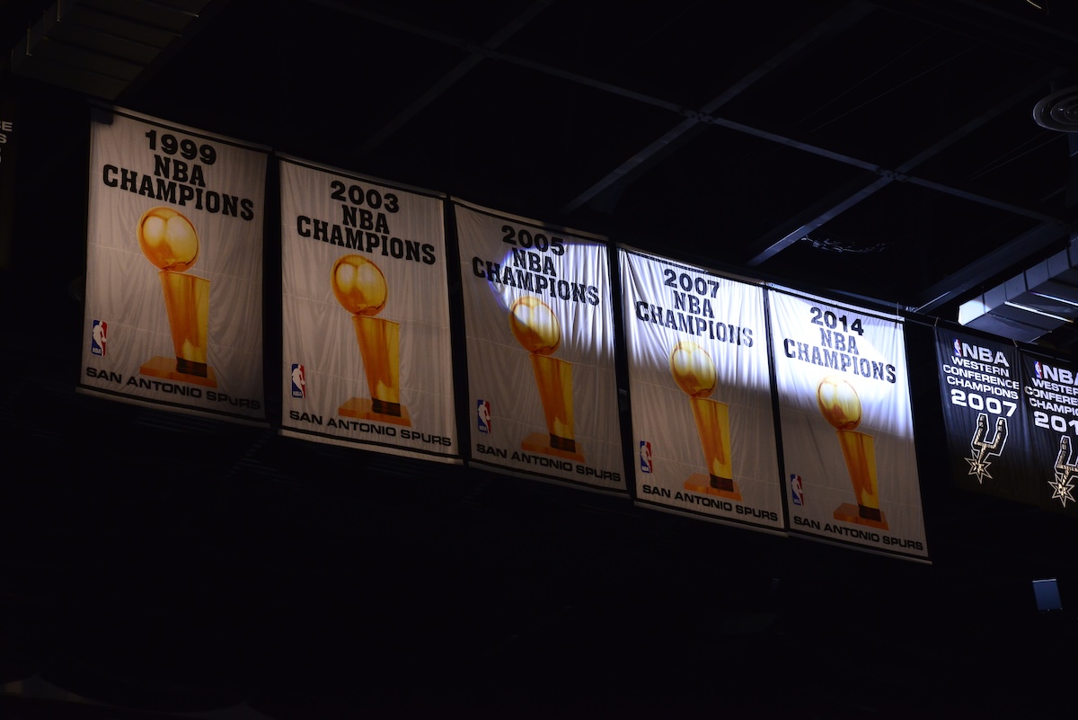 Spurs Championship Banners