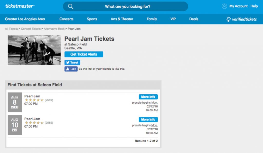 what is spotify presale on ticketmaster