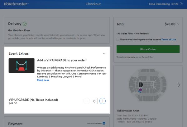 How To Upgrade Concert Tickets For Free 