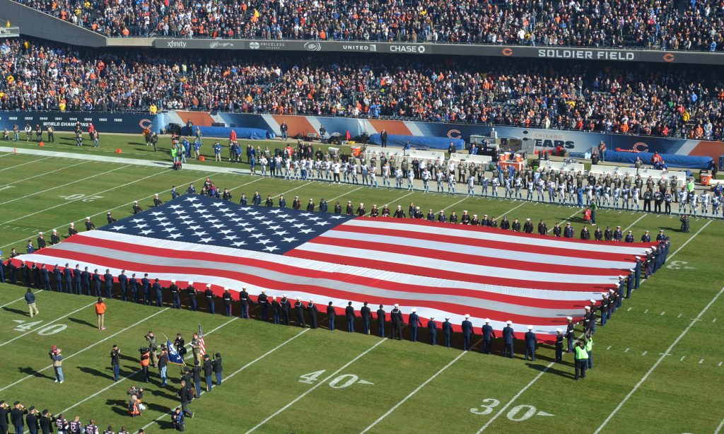 NFL teams, players honor military on Veterans Day