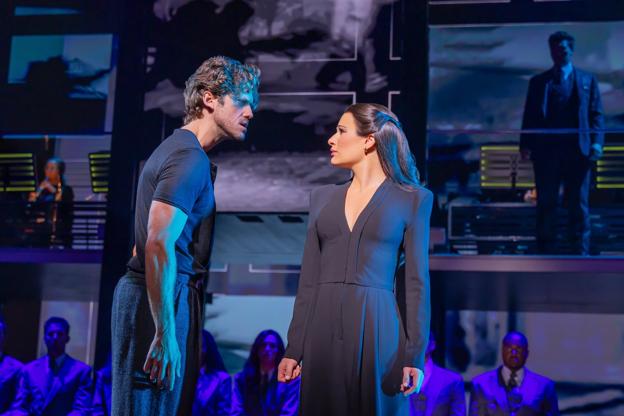 aaron tveit lea michele chess broadway