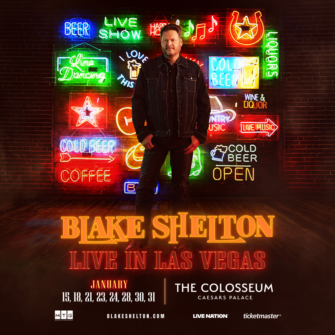 blake shelton las vegas 2026