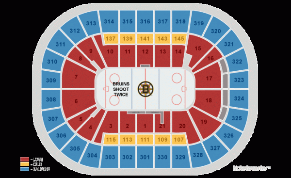 Boston Bruins Home Schedule 2019 20 Seating Chart Ticketmaster