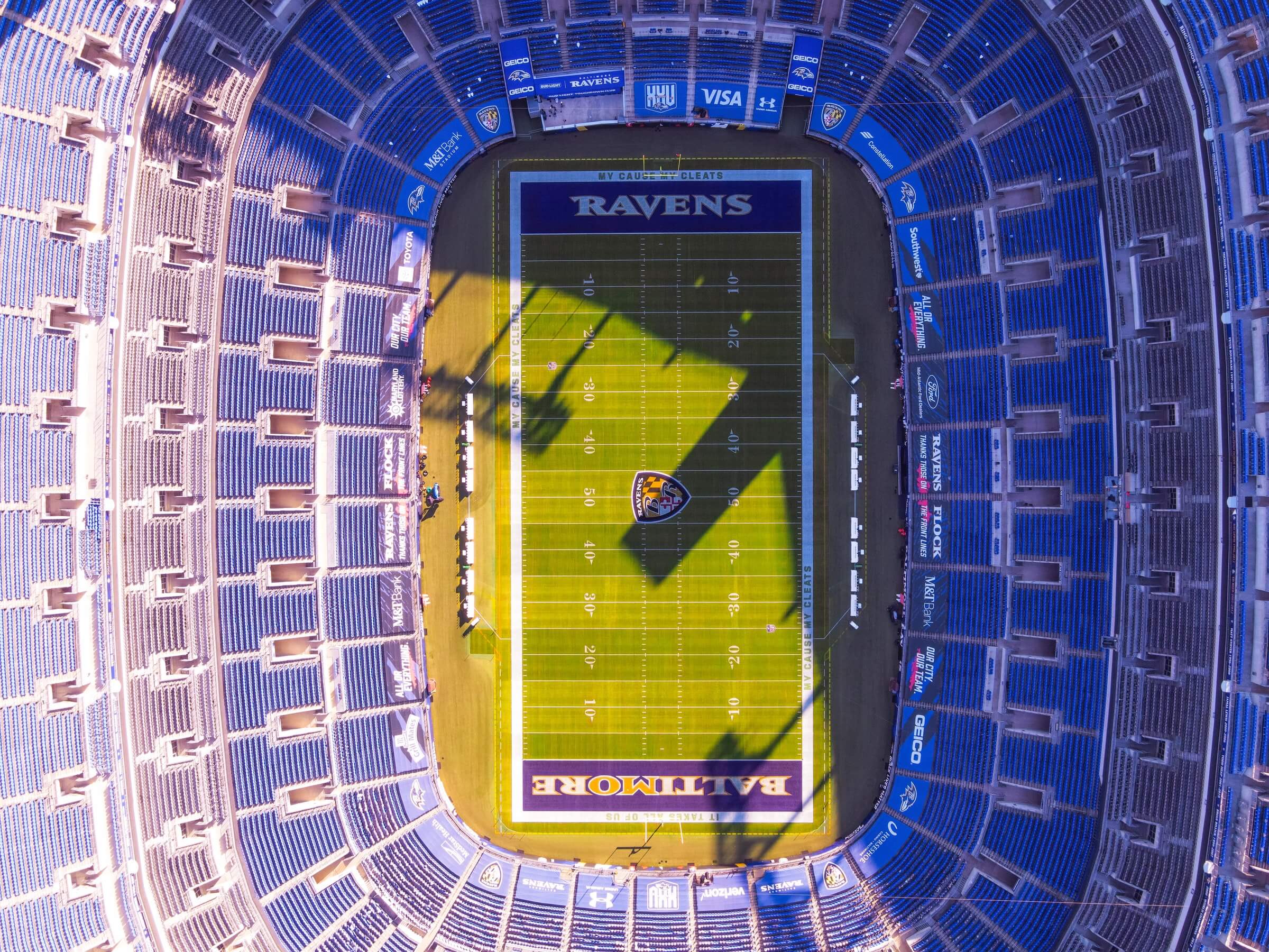 baltimore ravens stadium seating