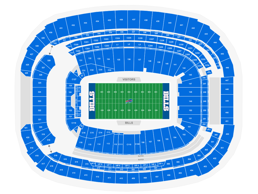 buffalo bills seating chart