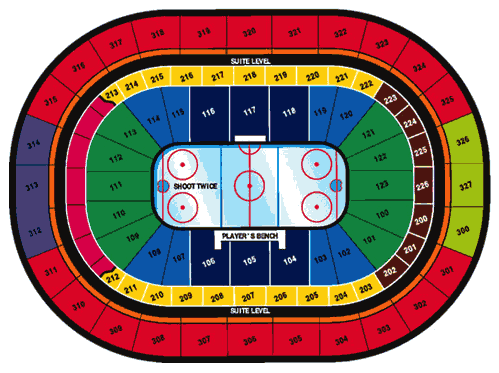 First Niagara Center Seating Chart Sabres