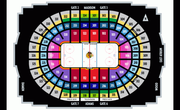 Blackhawks Stadium Seating Chart