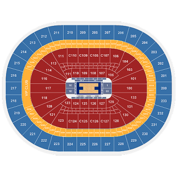 Cleveland Cavaliers Home Schedule 2019-20 & Seating Chart ...