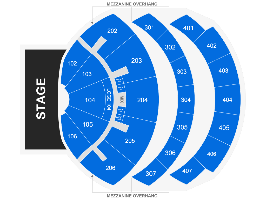 colosseum comedy seating chart