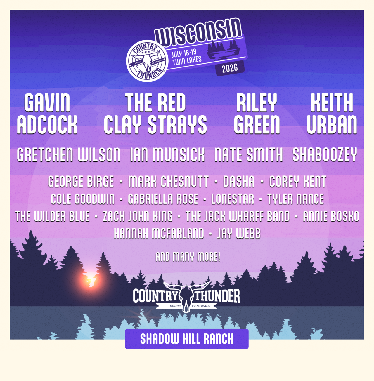 country thunder wisconsin 2026