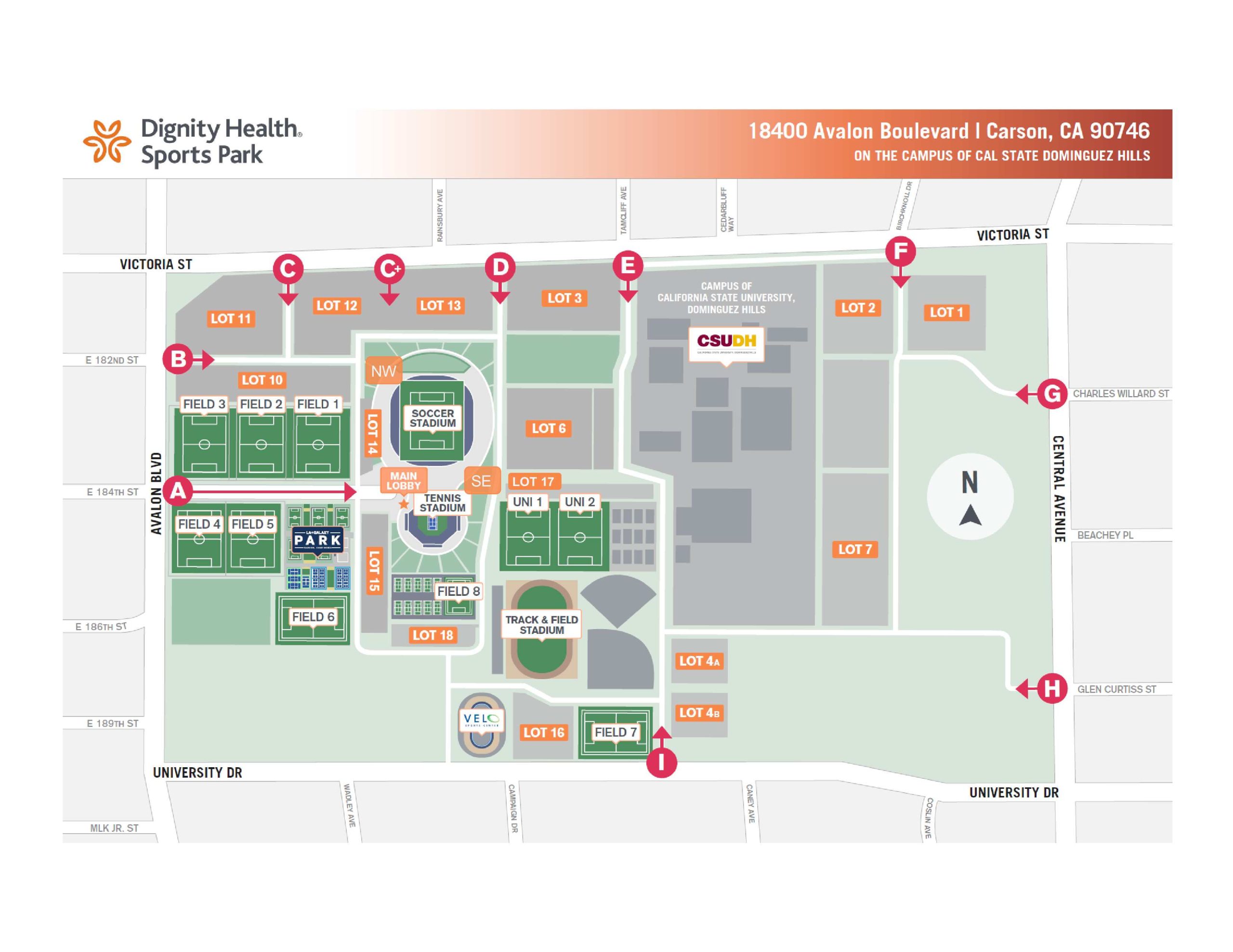 dignity-health-sports-park-parking-map