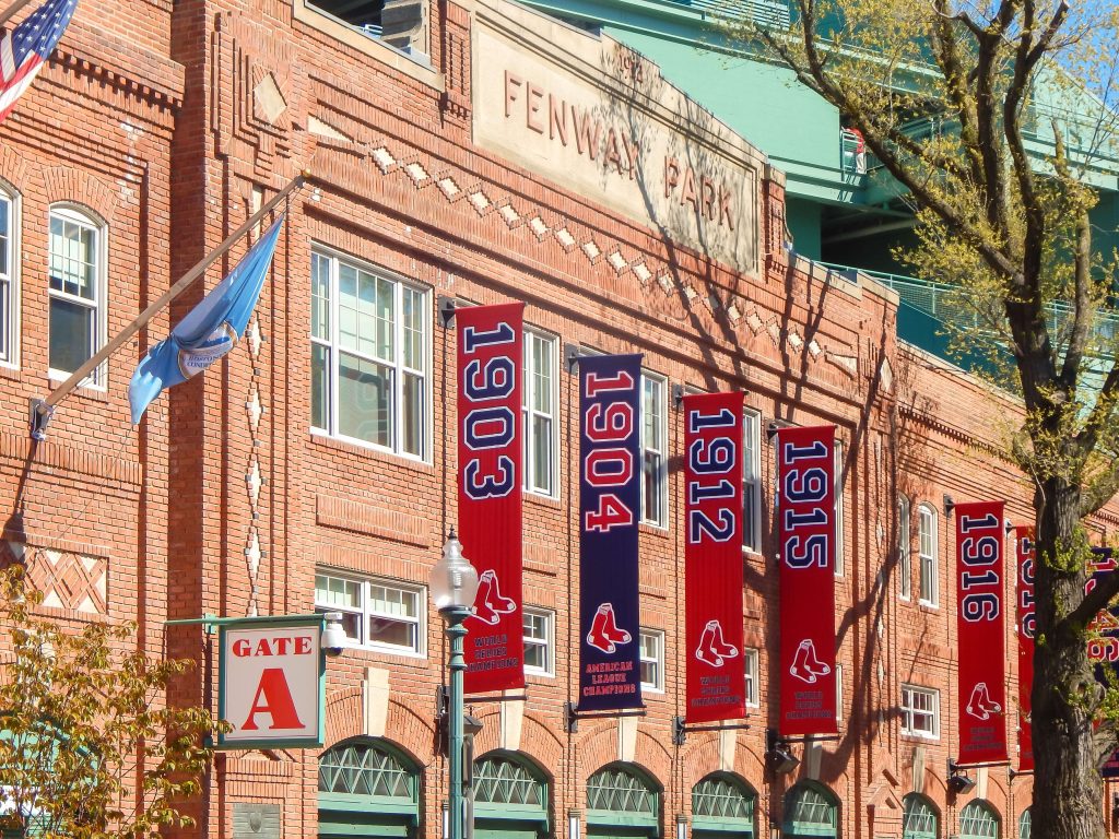 Vintage Boston Red Sox Art by Row One Brand