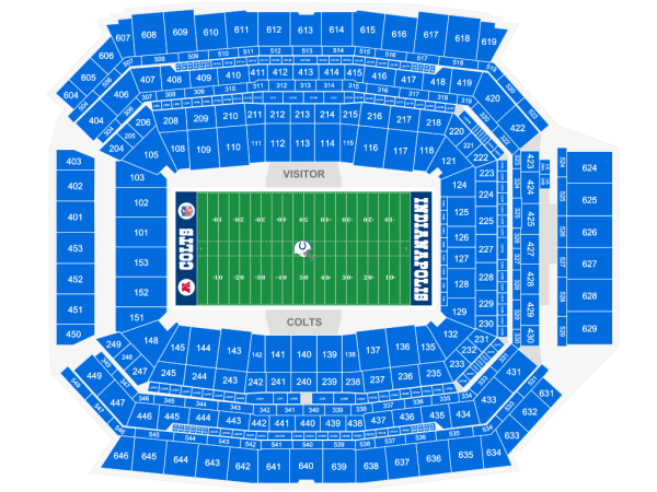 indianapolis colts seating chart