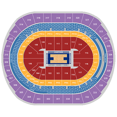 Staples Center Seating Chart