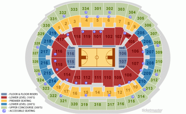 Ticketmaster Staples Center Seating Chart