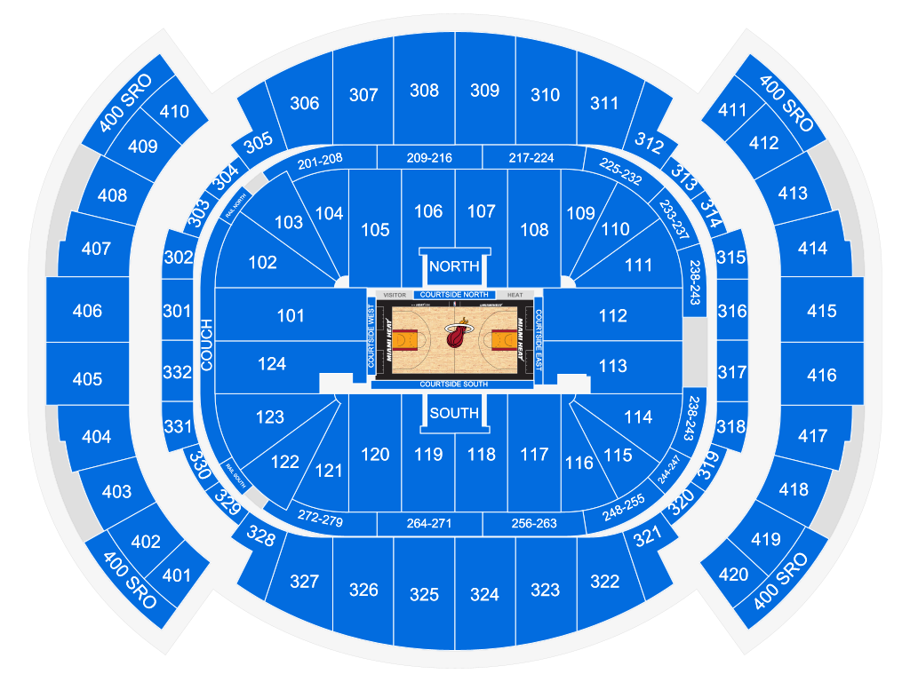 miami heat seating chart