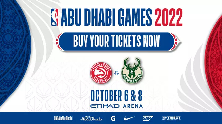 NBA Abu Dhabi Games 2022: Hawks vs. Bucks - Ticketmaster Blog