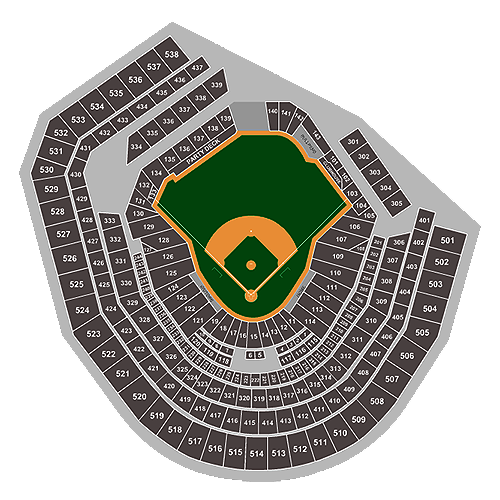 New York Mets MLB Stadium Map NY Mets Ballpark Map 