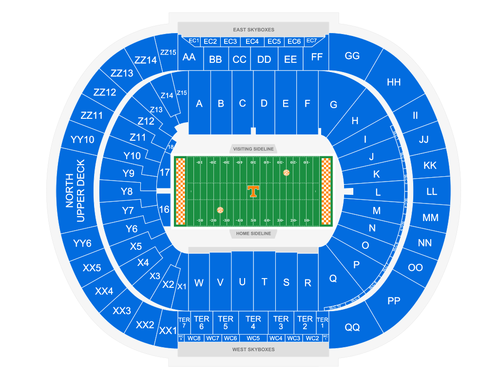 Step Inside Neyland Stadium Home of the Tennessee Volunteers