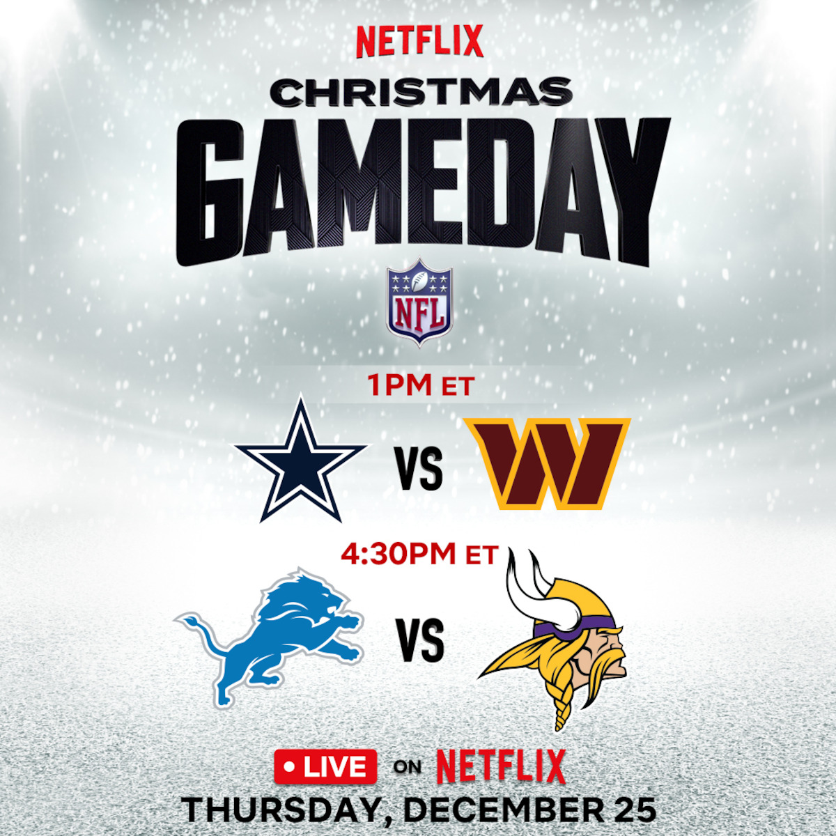 nfl christmas day 2025 netflix