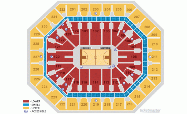 Talking Stick Arena Seating Chart