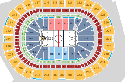 Seating Chart Penguins Game
