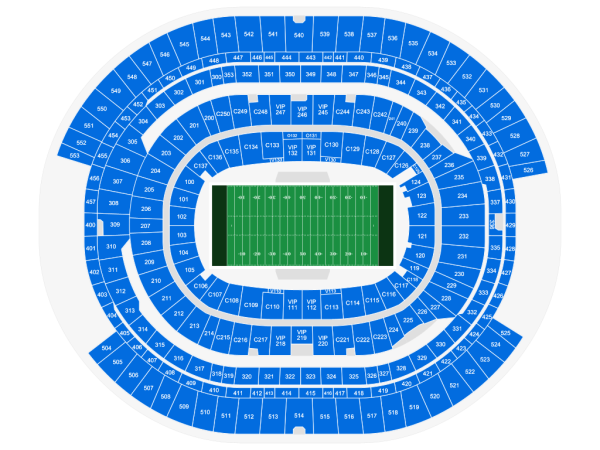 SoFi Stadium seating chart