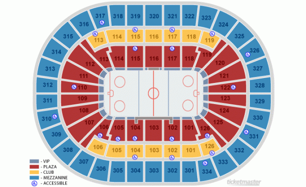 Blackhawks Tickets Seating Chart