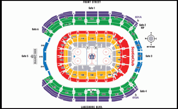 Toronto Maple Leafs Home Schedule 2019-20 & Seating Chart ...