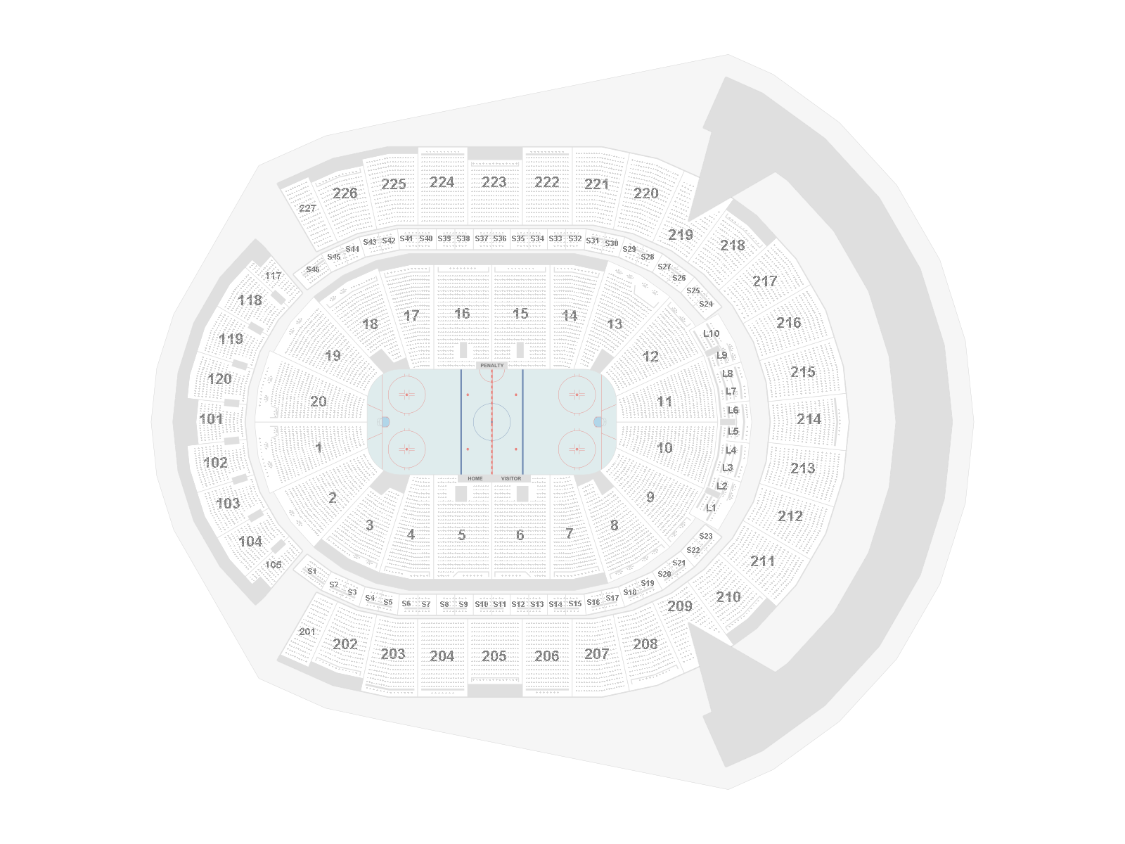vegas golden knights seating chart